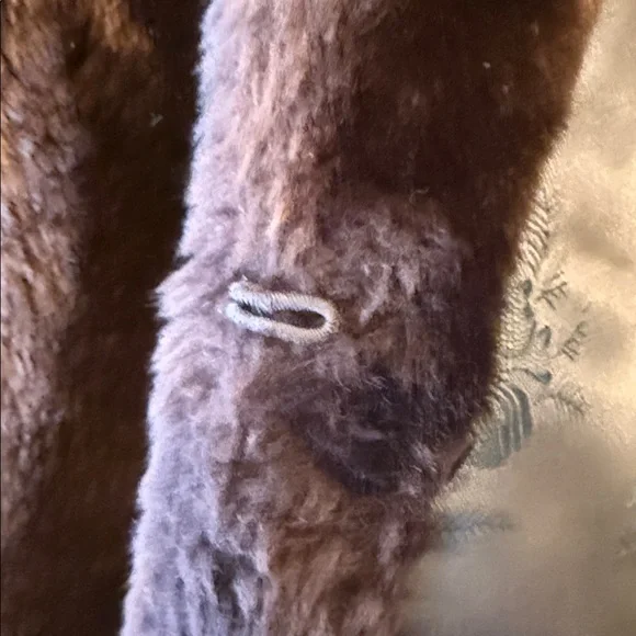 Vintage Dark Brown Faux Fur Jacket - Unbranded - Picture 5 of 8